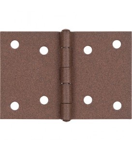 Scharnier DURAVIS® 60 x 90 x 1,25 mm, breit, Material: Stahl, blau verzinkt, Oberfläche: rostbraun