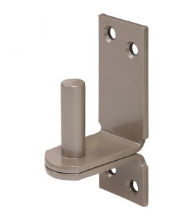 Kloben auf Platte DURAVIS® ⌀ 13 mm, DII-Haken, Material: Stahl, blau verzinkt, Oberfläche: perlbeige RAL 1035
