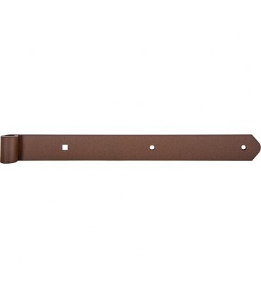 Ladenband DURAVIS® 400 ⌀ 13 mm, gerade, Abschluss abgerundet, Material: Stahl, blau verzinkt, Oberfläche: rostbraun Ladenband DURAVIS® 400 ⌀ 13 mm, gerade, Abschluss abgerundet, Material: Stahl, blau verzinkt, Oberfläche: rostbraun