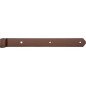 Ladenband DURAVIS® 400 ⌀ 13 mm, gerade, Abschluss abgerundet, Material: Stahl, blau verzinkt, Oberfläche: rostbraun Ladenband DURAVIS® 400 ⌀ 13 mm, gerade, Abschluss abgerundet, Material: Stahl, blau verzinkt, Oberfläche: rostbraun