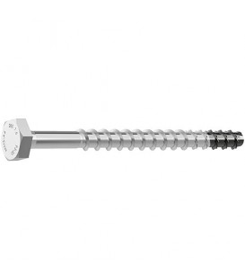 Vis béton et maçonnerie Multi-Monti® Heco tête six pans A4 avec rondelle sertie 12,0 x 105mm cond. 25