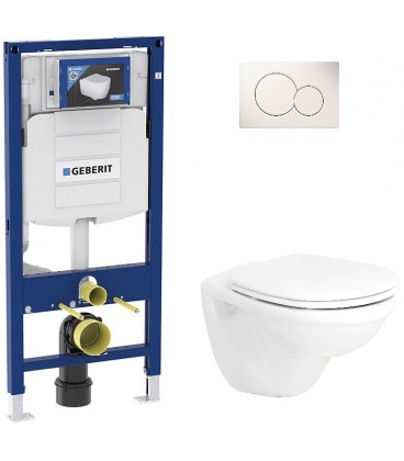 Pack Bati support geberit et Wc suspendu Duravit D-Code