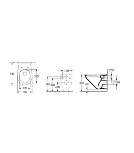 Pack Wc suspendu Geberit sigma