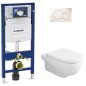 Pack Bati support Geberit et WC mural suspendu NUVOLA