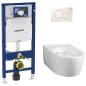 Pack Bati support Geberit et WC suspendu mural Geberit ICon raccourci