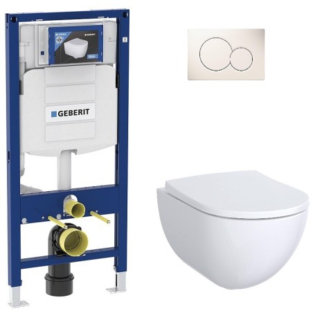 Pack Bati support Geberit et Pack WC Villeroy Boch O. NOVO WC suspendu compact