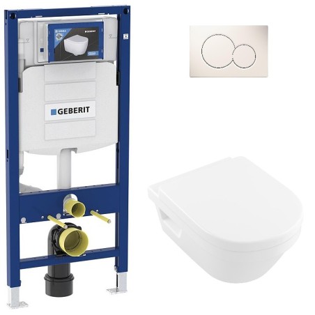 Pack Bati support Geberit et Pack WC Villeroy Boch O. NOVO WC suspendu compact