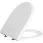 Pack Bati support Geberit et WC suspendu Geberit Icon blanc, sans bord de rincage, avec Kera-Tect
