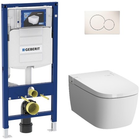 Pack Bati support Geberit et Pack WC Villeroy Boch O. NOVO WC suspendu compact
