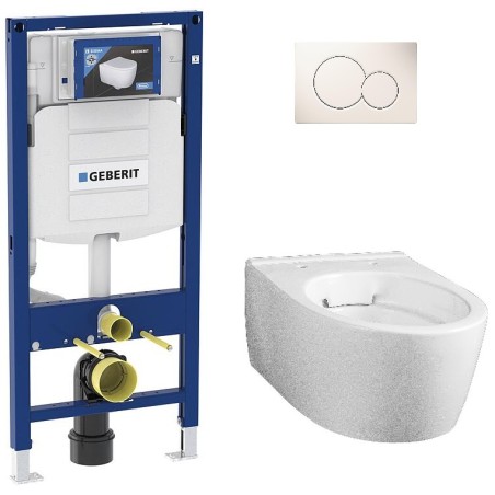 Pack Bati support Geberit et Pack WC Villeroy Boch O. NOVO WC suspendu compact