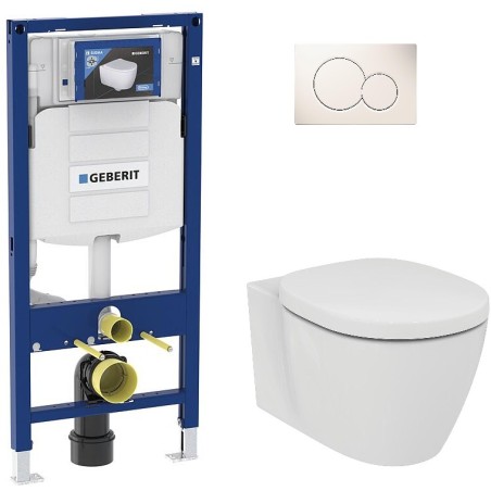 Pack Bati support Geberit et Pack WC Villeroy Boch O. NOVO WC suspendu compact