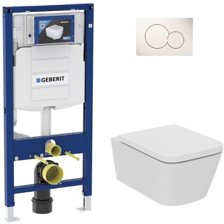 Pack Bati support Geberit et Pack WC Villeroy Boch O. NOVO WC suspendu compact