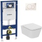 Pack Bati support Geberit et WC suspendu à fond creux Ideal Standard Blend Curve AquaBlade