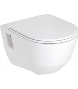 Pack Bati support Geberit et Combi-Pack Laufen PRO WC suspendu sans bord de rincage