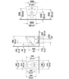 Pack Bati support Geberit et Pack WC Villeroy Boch O. NOVO WC suspendu compact