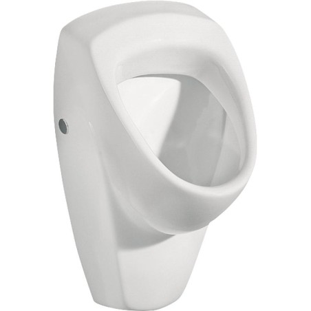 Pack complet Bâti support urinoir geberit et Urinoir Geberit Renova blanc alimentation arrière