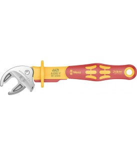 Clé à fourche WERA Joker L VDE auto-ajustable, ouv. de clé 16-19, longueur 226 mm