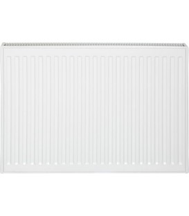 Radiateur profilé PLATTELLA V6 L raccordement standard 6-raccords, Type 21/600/800, couleur blanc RAL 9016