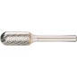 Fraise-carbure KLINGSPOR zylindrique tête sphérique denture croisée,Ø 9,6mm, L:63mm Fraise-carbure KLINGSPOR zylindrique tête sphérique denture croisée,Ø 9,6mm, L:63mm