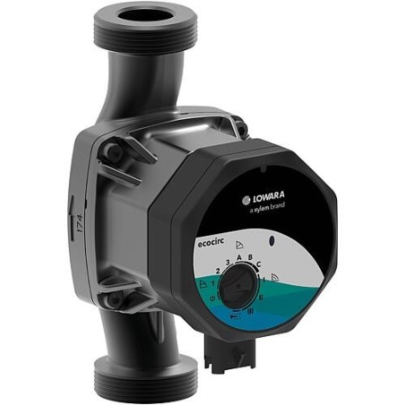 Circulateur de chauffage Lowara ecocirc M 32-6, DN32 (11/4"), PN 10, 230 V, longueur 180 mm