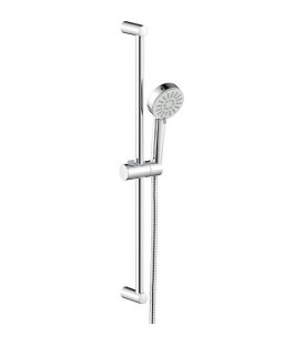 Kit de douche Hansabasic, barre de douche 700 mm, 2 type de jet Ø 90 mm, chromé