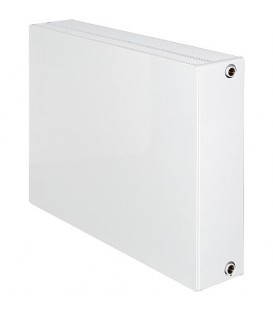 Radiateur plan LINEAR V6 C raccordement central 6-raccords, Type 33/600/1200, couleur blanc RAL 9016