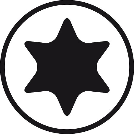 Embout Wiha® 1/4" Torx® avec tête sphérique, T30 x 70 mm