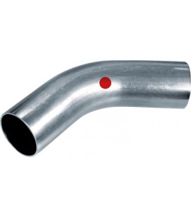 Acier-C Raccord à sertir contour M, coude 45° 35mm