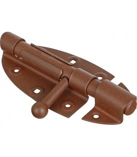 Pêne DURAVIS® 112 x 72 ⌀ 16 mm, avec poignée plate, matériau : Acier, bleu zingué, surface : brun rouille