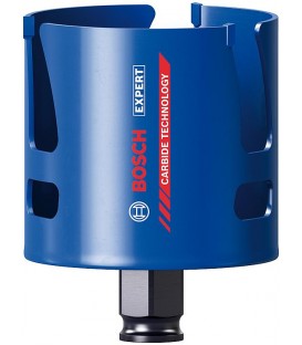Scie cloche BOSCH® EXPERT ConstructionMaterial, avec logement PowerChange Plus Ø 73 mm, longueur utile 60 mm