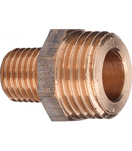 Raccord de jonction en bronze G (plat) x R (conique) type 3247 axa DN40 (1 1/2") x DN32 (1 1/4")