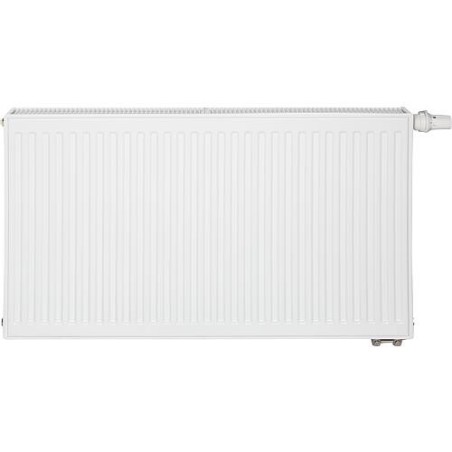 Radiateur profilé PLATTELLA V6 L raccordement standard 6-raccords, Type 22/600/2000, couleur blanc RAL 9016