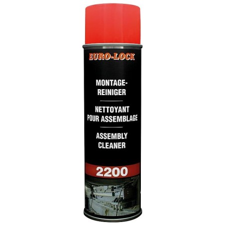 Détergent de montage EURO-LOCK LOS 2200 bombe aérosol 500ml