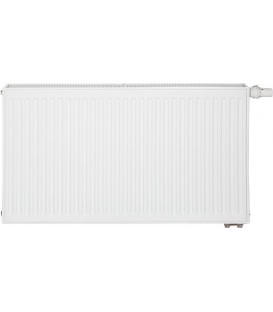 Radiateur profilé PLATTELLA V6 L raccordement standard 6-raccords, Type 33/600/1600, couleur blanc RAL 9016