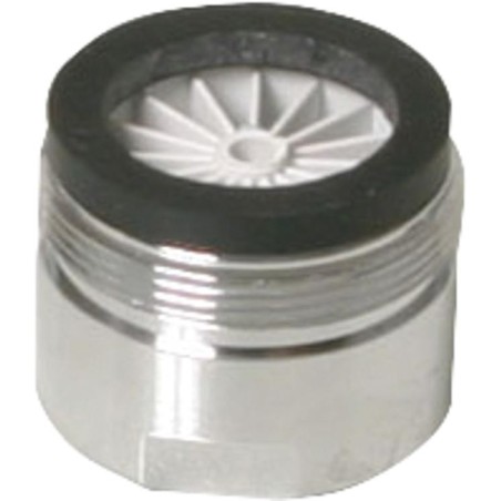 Regulateur jet doux basse pression mâle M28 1 avec joint caoutchouc sans couronne emballage 10 pcs