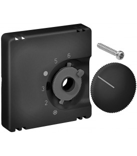 Set de couvercles pour thermostat d'ambiance, anthracite mat, JZ-001.141/GI