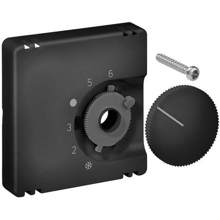 Set de couvercles pour thermostat d'ambiance, anthracite mat, JZ-001.141/GI