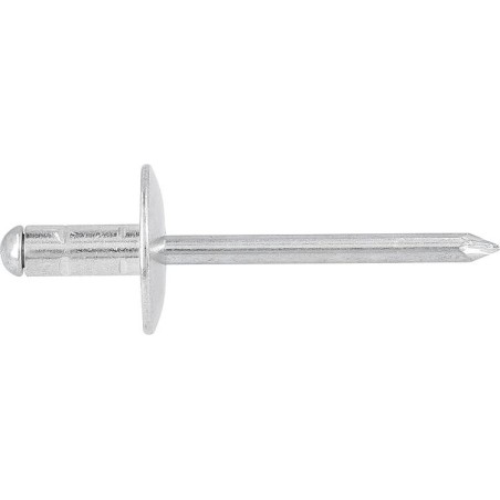 Rivets aveugles PolyGrip alu/acier tête large 3,2 x 11 K 9,5 UE 1000