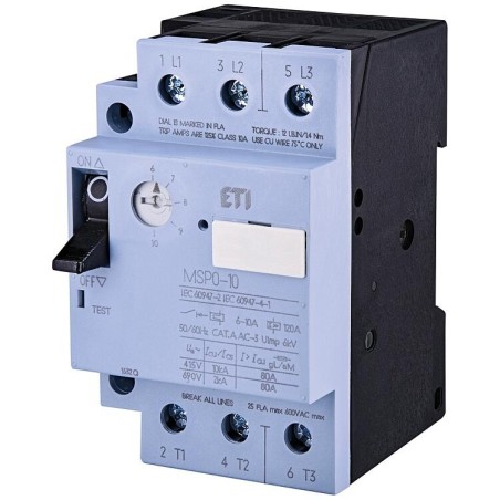 Disjoncteur moteur ETI MSP0-10, REG