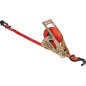Sangle d'arrimage avec mécanisme rétracteur, 25mm 600 kg 4,5m Sangle d'arrimage avec mécanisme rétracteur, 25mm 600 kg 4,5m