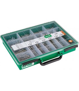 Set Vis à tête fraisée SPAX WIROX T-Star Plus 384pcs + 3 embouts