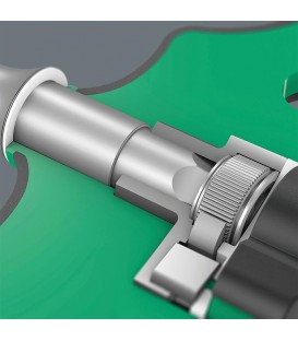 Kit jeu de tournevis adaptateurs à manche en T WERA Kraftform Kompakt 400 RA Imperial 2 pour douille 1/4", 10 pièces
