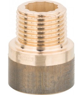 Rallonge de robinet 3540 R1/2" x Rp1/2" x 180 mm bronze