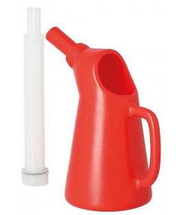 Gobelet gradue en polyethylene 3000 ml avec ecoulement flexible