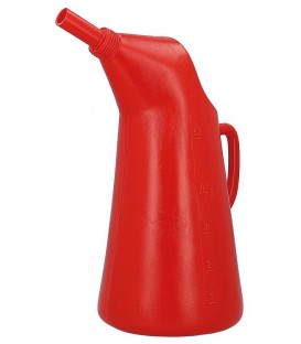 Gobelet gradue en polyethylene 5000 ml avec ecoulement fixe