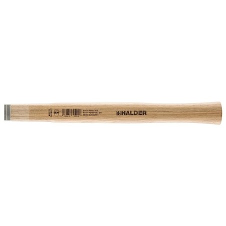 Manche en hickory HALDER® pour marteau de protection SUPERCRAFT, Ø 80 mm, 800 mm / 4 kg