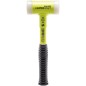 Marteau à frapper SUPERCRAFT, sans rebond, avec manche en tube d’acier incassable, laqué jaune, Ø 40 mm, nylon Marteau à frapper SUPERCRAFT, sans rebond, avec manche en tube d’acier incassable, laqué jaune, Ø 40 mm, nylon