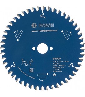 Lame de scie circulaire Bosch pour panneaux plastifiés et stratifiés 140 x 20 mm