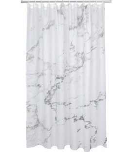 Rideau de douche ELTIONA 100% polyester 1800 x 2000 mm, 12 œillets