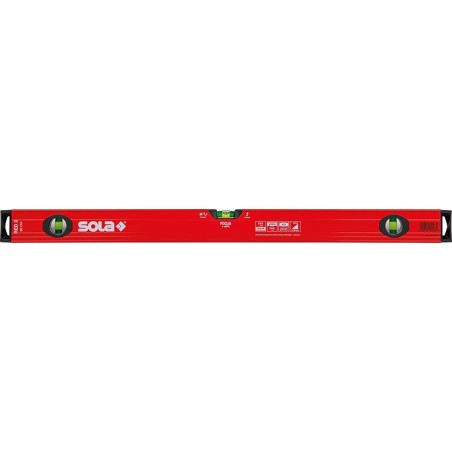 Niveau à bulle en aluminium Sola RED 3, 800 mm, 3 fioles